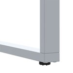 vidaXL Table de jardin pour repas Gris 200 x 90 x 75 cm
