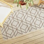 vidaXL Tapis intérieur extérieur à poils courts 80x300 cm antidérapant