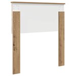 vidaXL Tête de lit Chêne artisanal 80 cm Bois d'ingénierie