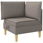 vidaXL Sofa avec rangement Tissu
