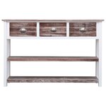 vidaXL Buffet Antique Marron 115x30x76 cm Bois