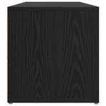 vidaXL Meuble TV Chêne noir Bois d'ingénierie