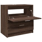 vidaXL Meuble d'évier chêne marron 59x37x59 cm bois d'ingénierie