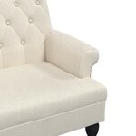 vidaXL Banc avec dossier 120x62x75 5 cm lin