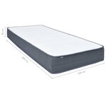 vidaXL Matelas de sommier tapissier 200x100x20 cm
