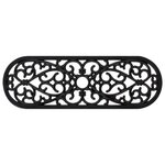vidaXL Marches d'escalier 5 Pièces 25x75 cm caoutchouc