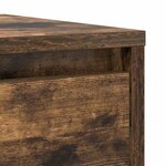 vidaXL Buffet chêne fumé 29 5x34x76 cm bois d'ingénierie