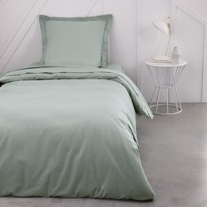 Housse de couette - 140 x 200 cm uni - Celadon