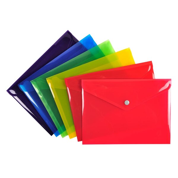 Pochette Pression Iderama En Polypropylène - Couleurs Assorties - Exacompta