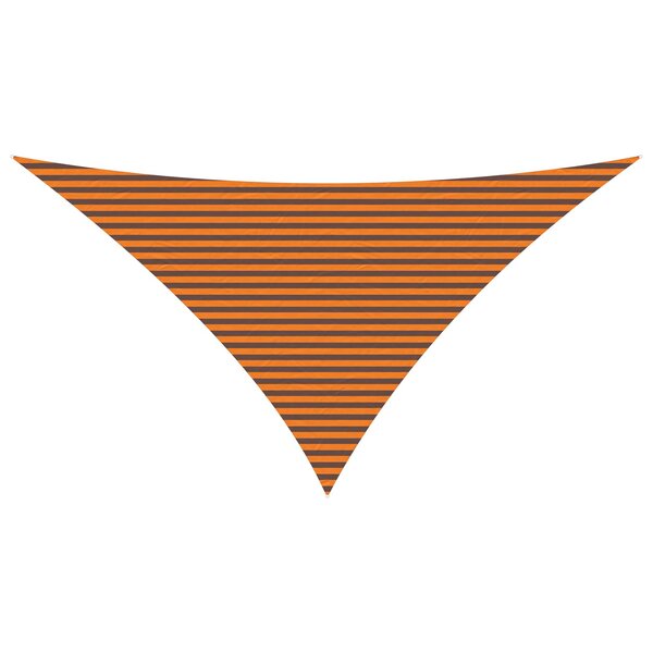 vidaXL Voile d'ombre Orange et marron 7 x 5 x 5 m