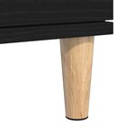 vidaXL Buffet avec tiroir Chêne noir 60 x 35 x 70 cm Bois d'ingénierie