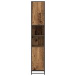 vidaXL Cabinet de salle de bain Bois ancien 35 x 37 5 x 188 5 cm