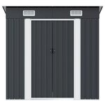 vidaXL Abri de jardin Anthracite Acier