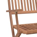 vidaXL Ensemble à manger d'extérieur pliable 5Pièces Bois d'acacia solide