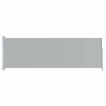 vidaXL Auvent latéral rétractable de patio 200x600 cm Gris