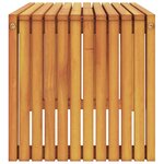 vidaXL Table d'appoint Huile Naturelle 70 x 35 x 35 cm