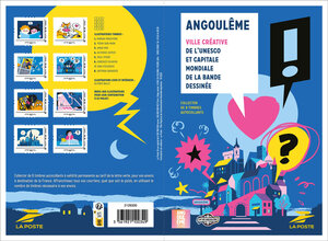 Collector 8 timbres - Angoulême - Lettre Verte