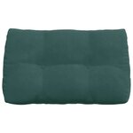vidaXL Coussin de Dos Vert foncé 80 x 24 x 50 cm Velours