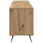 vidaXL Meuble TV chêne artisanal 150 x 30 x 44 5 cm Bois d'ingénierie