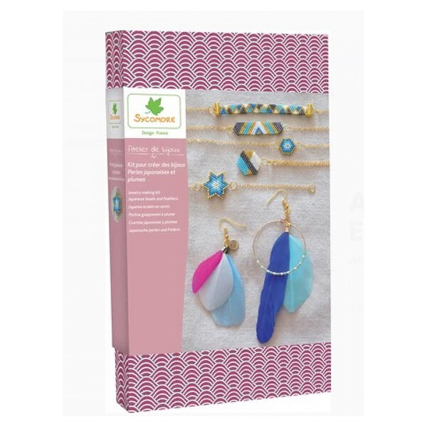 Atelier de bijoux - Perles Japonaises et plumes