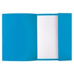 Paquet De 50 Chemises 1 Rabat Rock''s 210 - 24x32cm - Bleu - X 5 - Exacompta