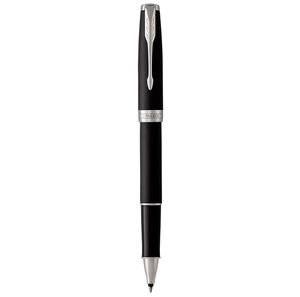 PARKER Sonnet Stylo roller noir mat Recharge noire pointe fine Coffret cadeau