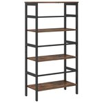 vidaXL Étagère Chêne fumé 60 x 29 5 x 115 cm Bois d'ingénierie