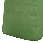 vidaXL Coussin de Dos Vert clair 45 x 24 x 50 cm Velours