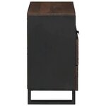 vidaXL Cabinet de chevet Noyer 50 x 33 x 60 cm bois de manguier massif