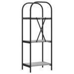 vidaXL Étagère Sonoma gris 40 x 30 x 109 cm Bois d'ingénierie