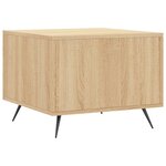 vidaXL Table basse Chêne sonoma 50x50x40 cm Bois d'ingénierie