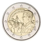 2 euros commémorative Luxembourg 2024 - Grand Duc Guillaume II.