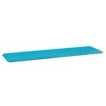 vidaXL Coussin de banc de jardin - Turquoise  180x50x4 cm  Tissu Oxford