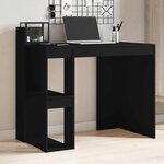 vidaXL Bureau noir 103 5x56 5x94 cm bois d'ingénierie