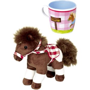 Coppenrath Verlag 13339 14759 - Lot de 2 articles - Tasse et petit poney - Ma petite ferme de poney