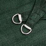 vidaXL Voile d'ombrage 160 g/m² Vert foncé 5x7x7 m PEHD