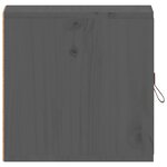 vidaXL Armoire murale Gris 31 5x30x30 cm Bois de pin massif