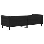vidaXL Lit de repos sans matelas noir 80x200 cm velours