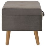 Tabourets de rangement 3 pièces 85 x 38 x 47 cm velours gris 02_0010720