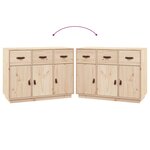 vidaXL Buffet 100x40x75 cm Bois massif de pin