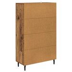 vidaXL Haut Armoire Bois Ancien 69 5 x 31 x 115 cm Bois d'ingénierie