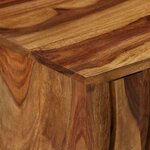 vidaXL Meuble TV Bois massif de Sesham 118 x 30 x 40 cm