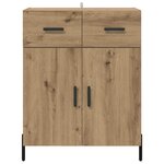 vidaXL Buffet Chêne artisanal 69 5 x 34 x 90 cm Bois d'ingénierie