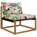 vidaXL Coussin de canapé d'extérieur 2 Pièces coloré Polyester