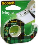 Ruban adhésif sur dévidoir Magic 810 invisible 19 mm x 25 m SCOTCH