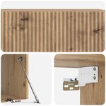 vidaXL Meuble TV mural 98 x 41 x 30 cm Chêne artisanal