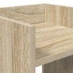 vidaXL Support de Plante 2 pièces Chêne Sonoma 30 x 30 x 100 cm