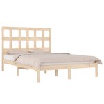 vidaXL Cadre de lit sans matelas 200x200 cm bois massif de pin