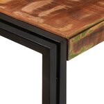 vidaXL Set de 3 tables gigognes en bois massif recyclé