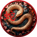 Pièce de monnaie en Argent 1 Dollar g 31.1 (1 oz) Millésime 2025 YEAR OF THE WOODEN SNAKE